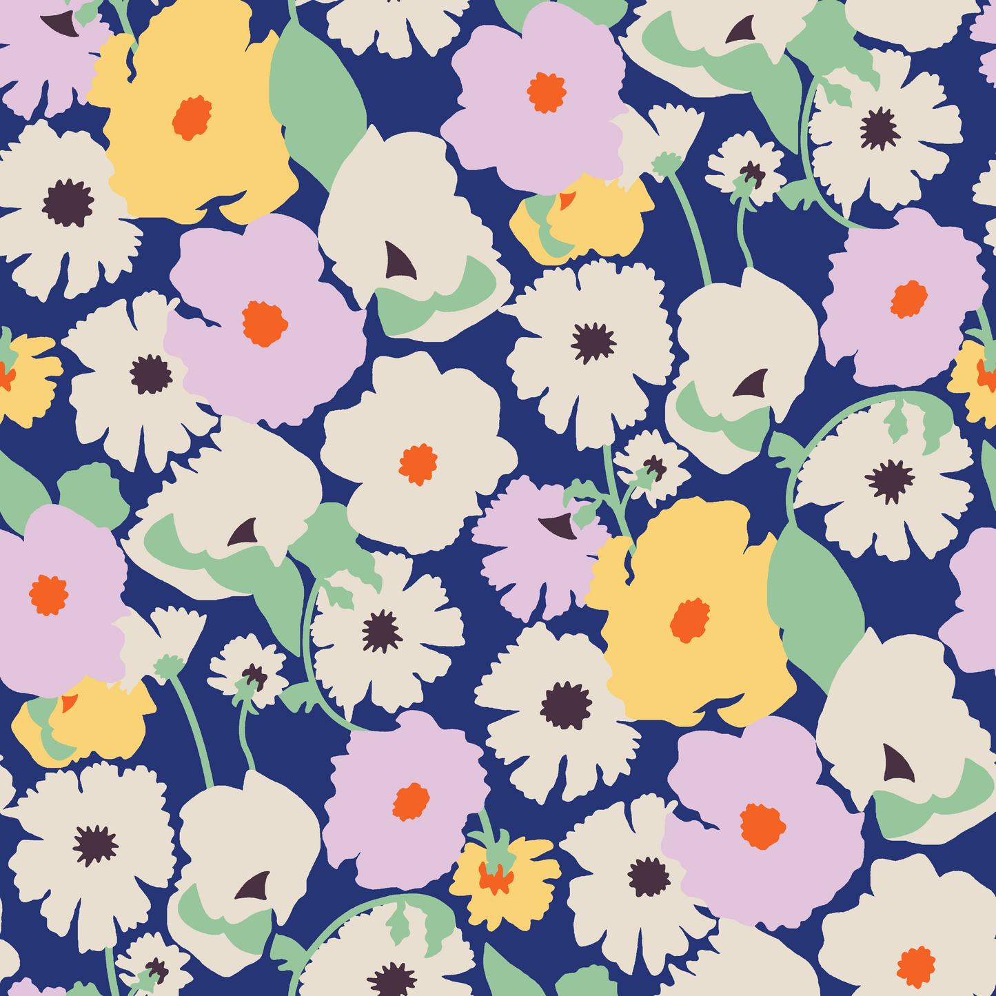 Qulited Printed Shorts