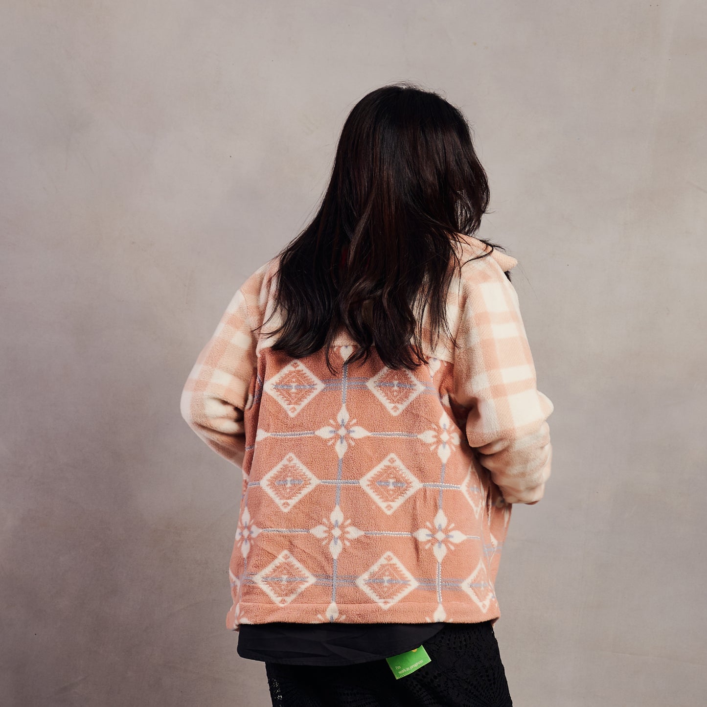 Pink Puzzle Shacket