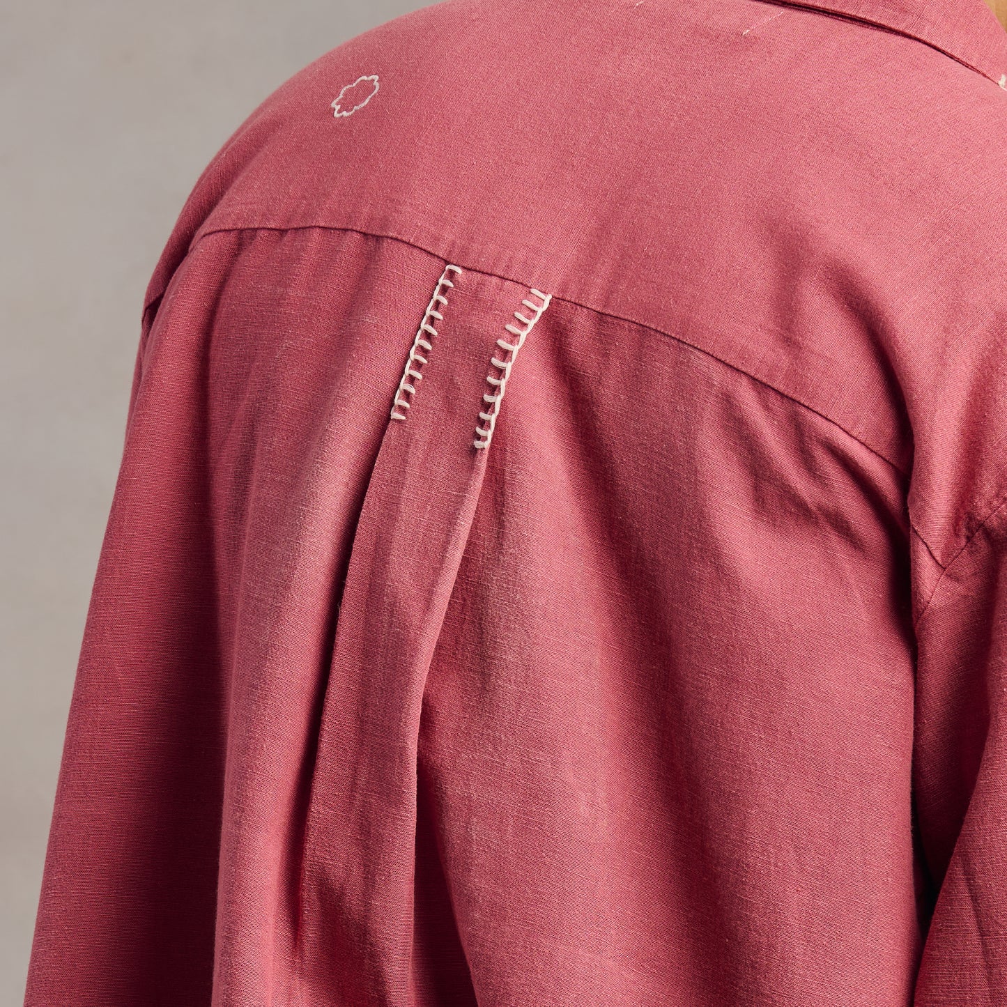 Pink Linen Shirt