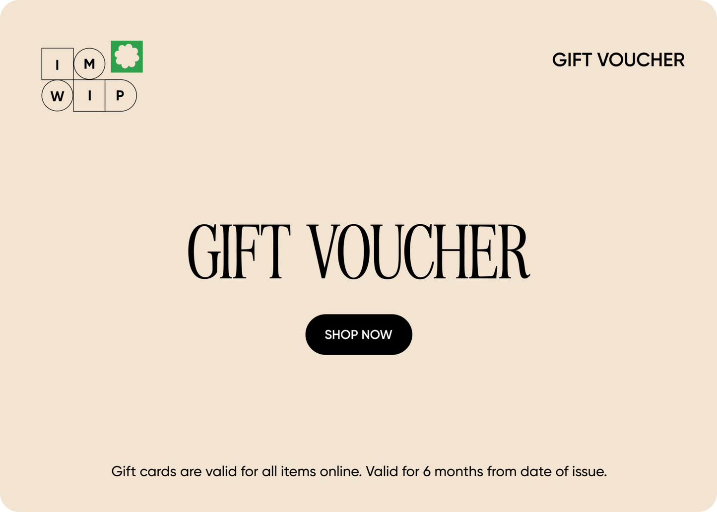 WIP Gift Voucher