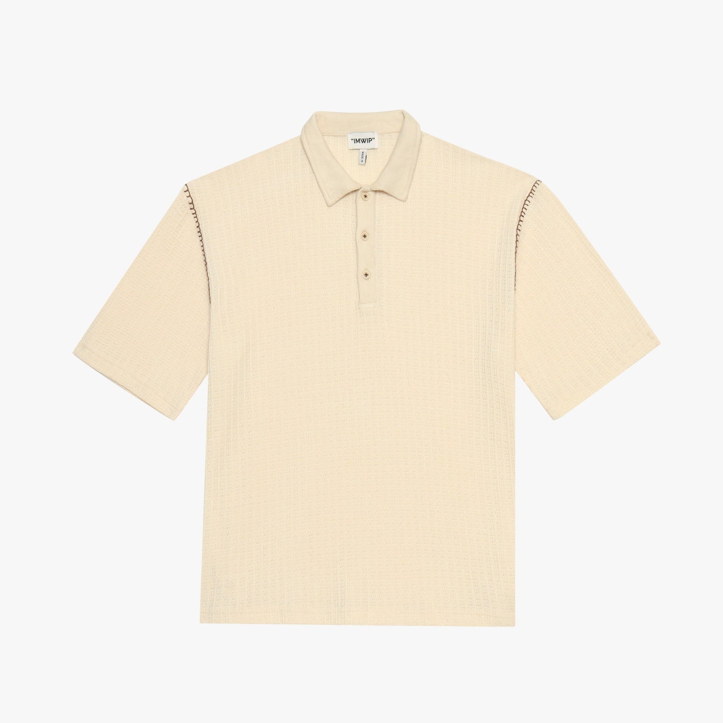 Waffle Polo T-shirt