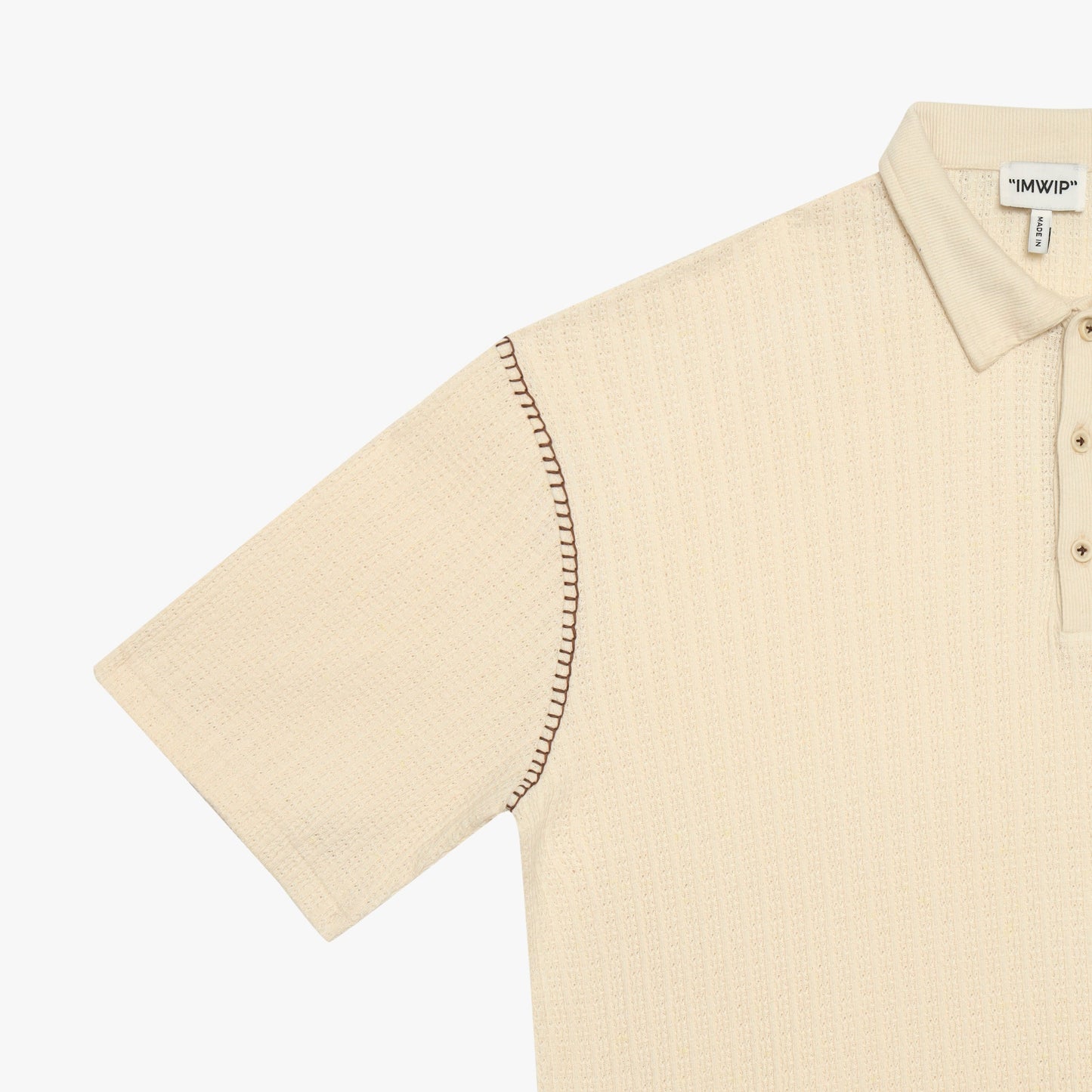 Waffle Polo T-shirt