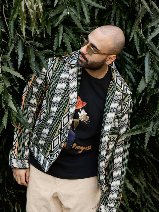 Black Flower T-shirt