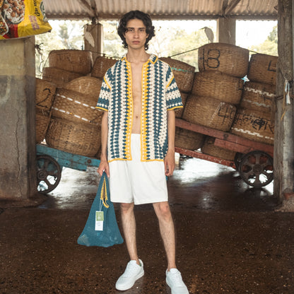 Monsoon Crochet Shirt