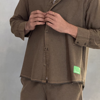 Green Linen Shirt