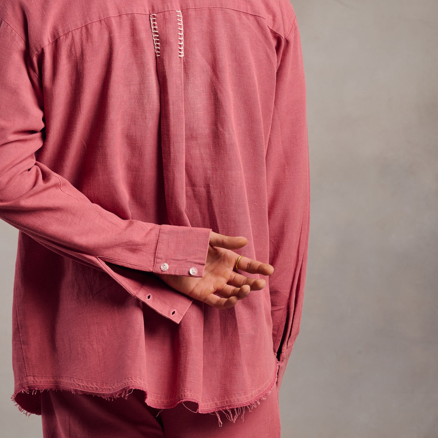 Pink Linen Shirt